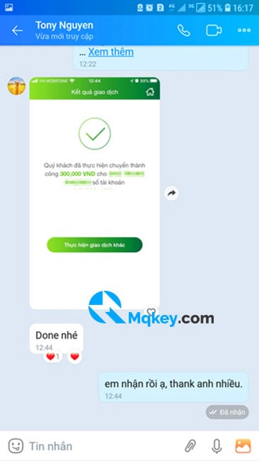 khách hàng mua key windows & office tại mqkey