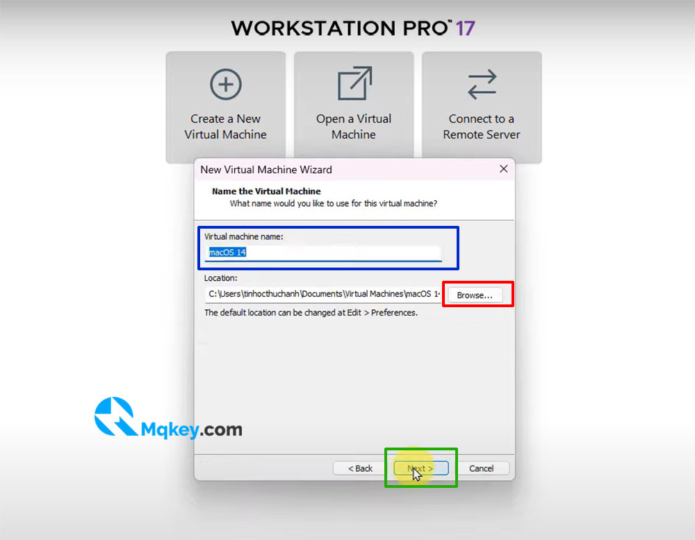 tạo máy ảo macos trên windows bằng vmware
