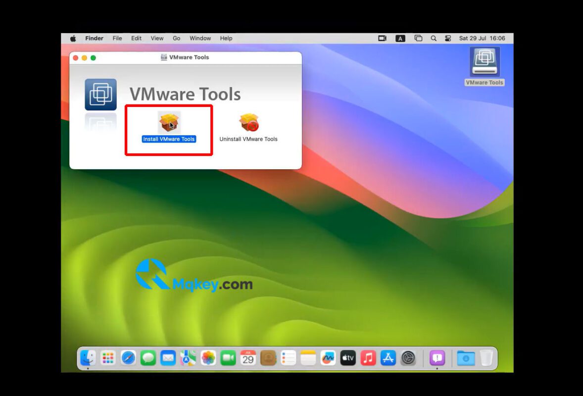 cài darwin cho máy ảo macos