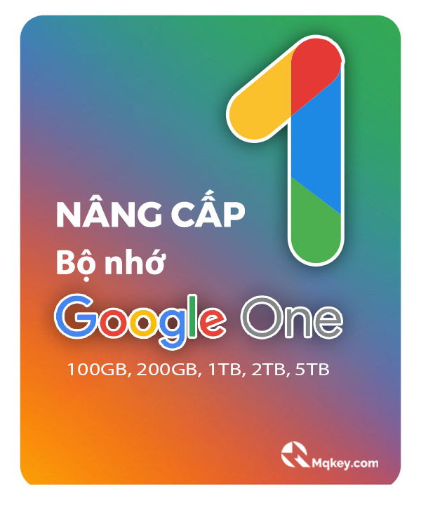 nâng cấp bộ nhớ google one