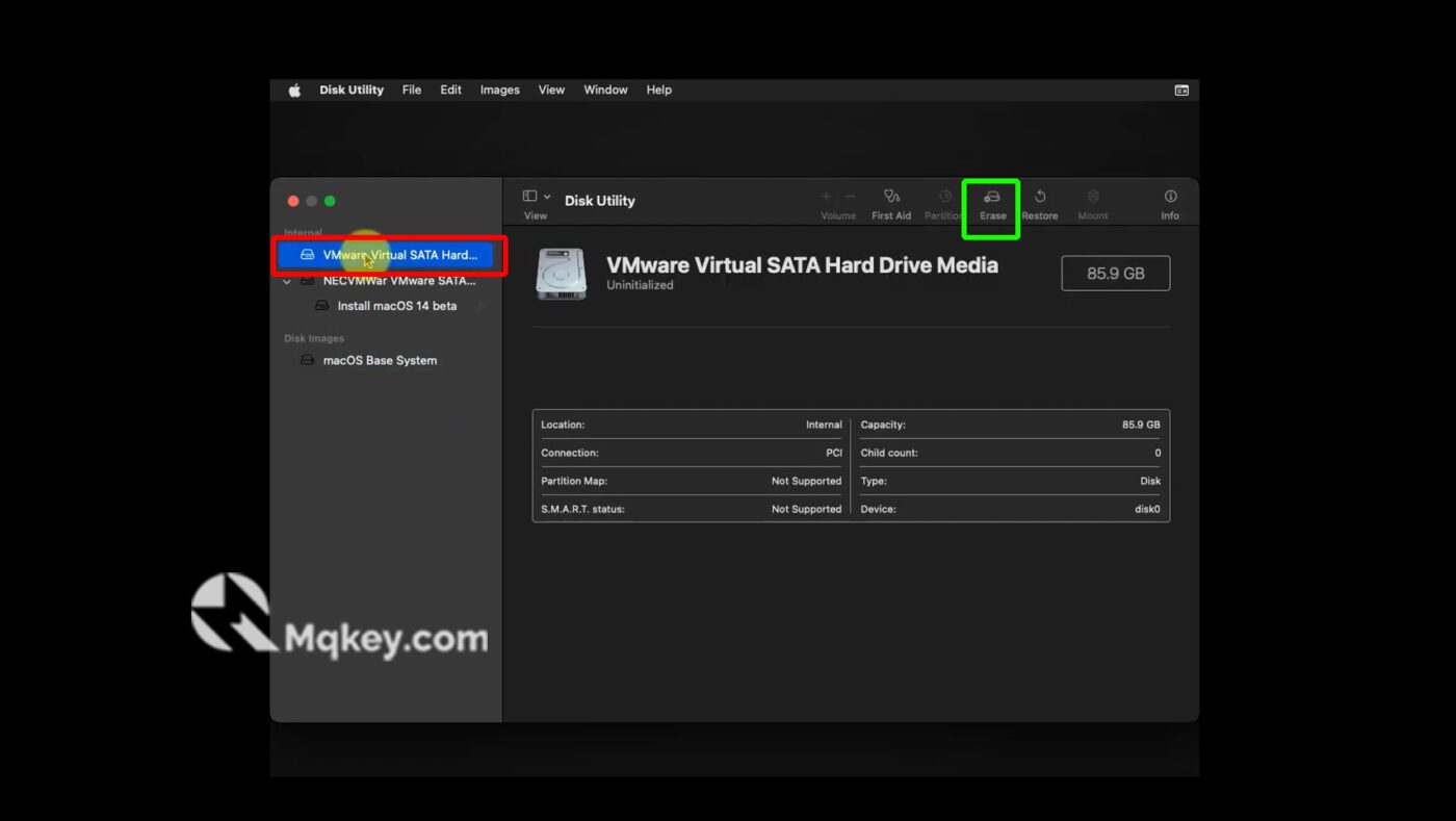 tạo máy ảo macos trên windows bằng vmware
