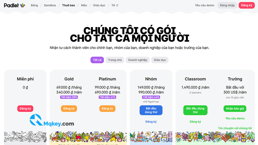 gói padlet platinum