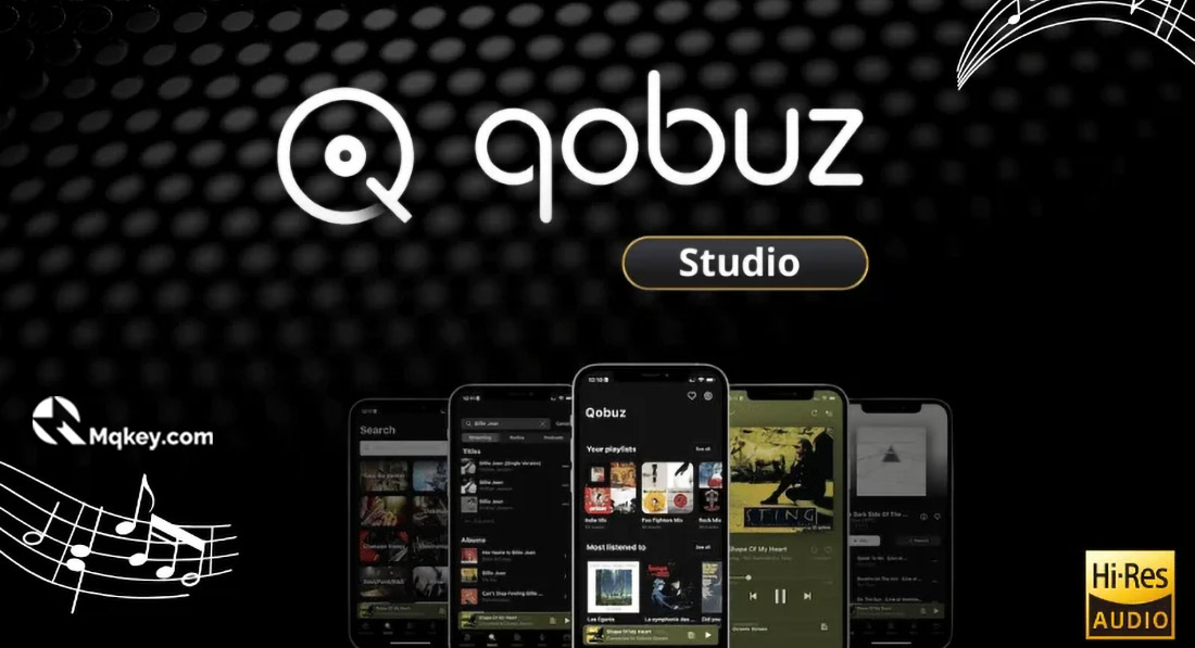 ứng dụng qobuz studio