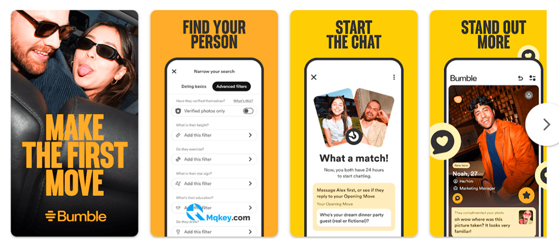 tính năng của bumble premium